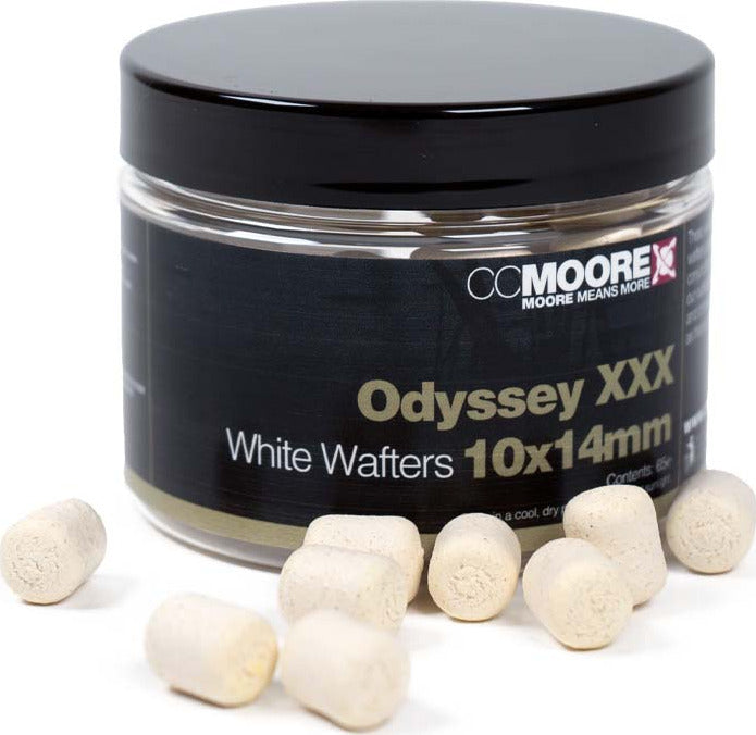 Odyssey XXX - Dumbell Wafters - Hvid - 10x14mm Odyssey XXX - Dumbell Wafters - Hvid - 10x14mm