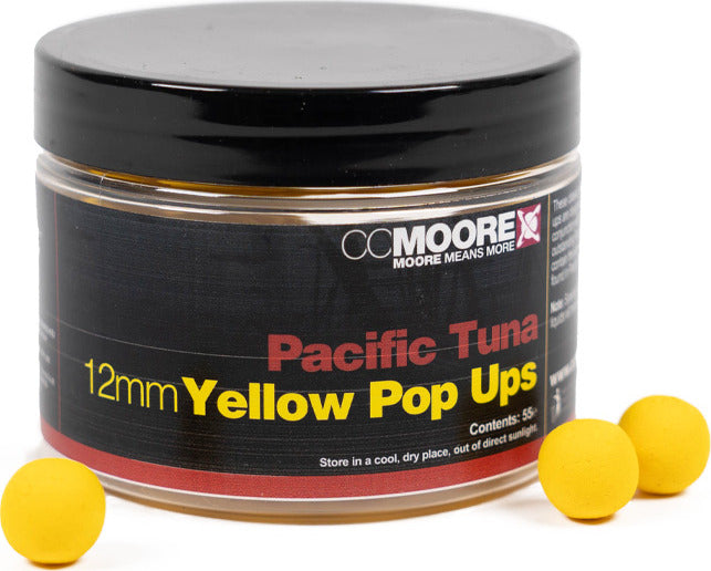 Pacific Tuna - Pop-ups - 12mm - Geel Pacific Tuna - Pop-ups - 12mm - Geel