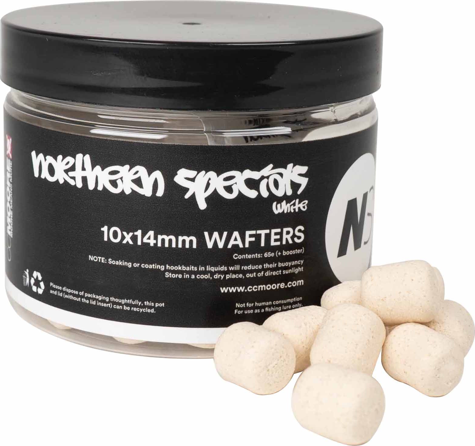 NS1 Dumbell Wafters - Hvid - 10x14mm NS1 Dumbell Wafters - Hvid - 10x14mm