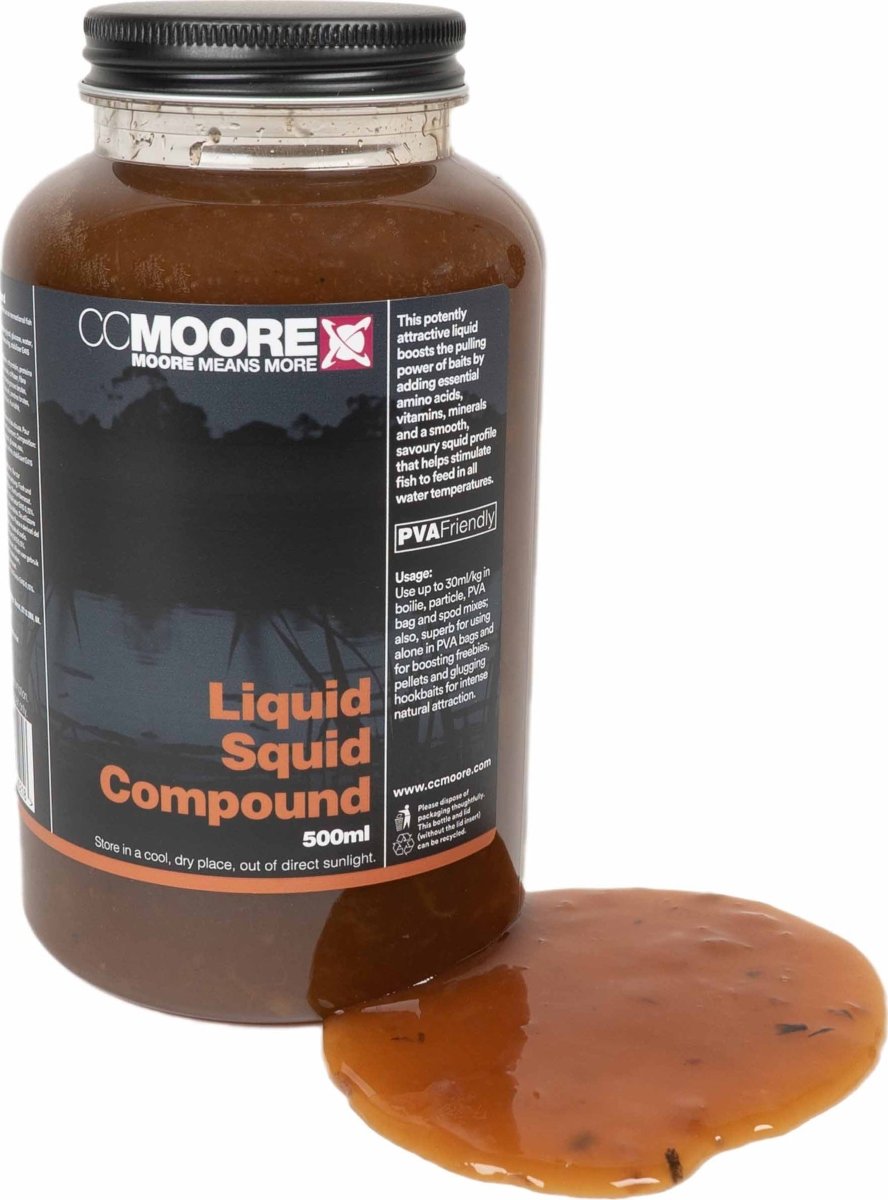 CC Moore Liquid Squid Compound - 500ml - dé KarperCentrale CC Moore Liquid Squid Compound - 500ml - dé KarperCentrale