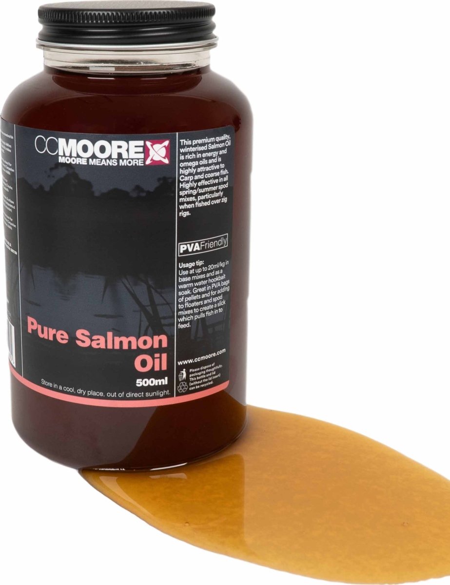 CC Moore Pure Salmon Oil - 500ml - dé KarperCentrale CC Moore Pure Salmon Oil - 500ml - dé KarperCentrale