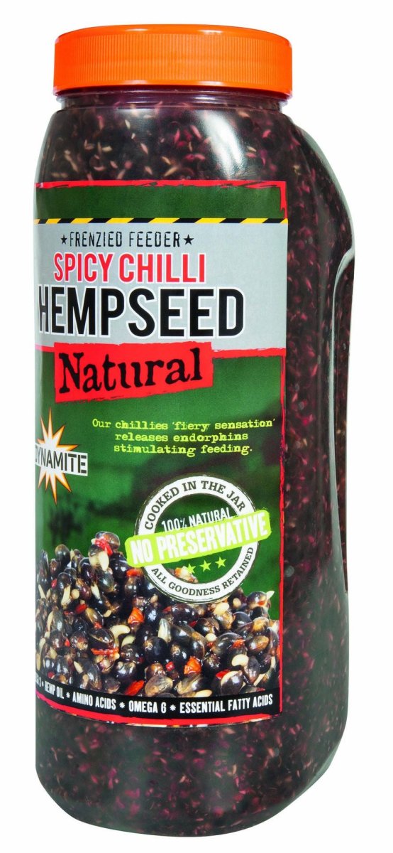 Dynamite Baits Frenzied Chilli Hempseed - 2.5L - Klaar voor gebruik - KarperCentrale Dynamite Baits Frenzied Chilli Hempseed - 2.5L - Klaar voor gebruik - KarperCentrale