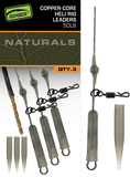 Fox Edges Naturals Copper - Core Heli Rig Leaders - dé KarperCentrale