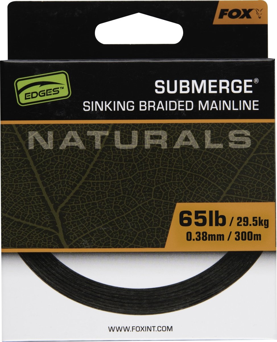 Fox Submerge Naturals Sinking Braid - 300m - dé KarperCentrale