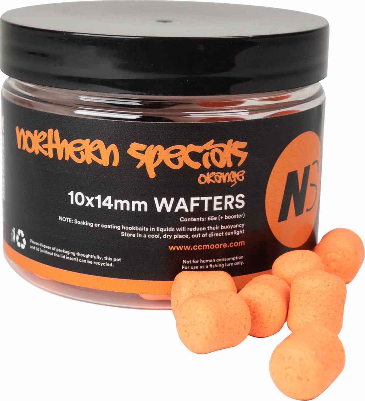 NS1 Dumbell Wafters - Orange - 10x14mm