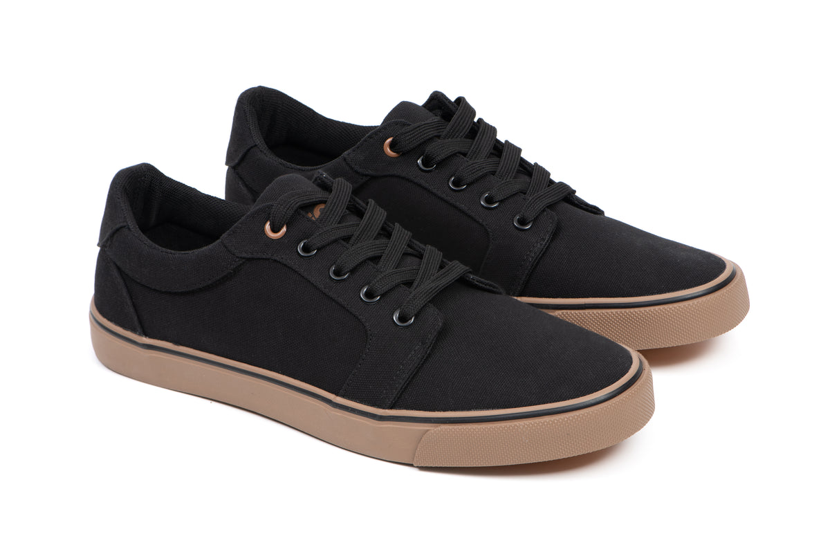 Black Canvas Sko
