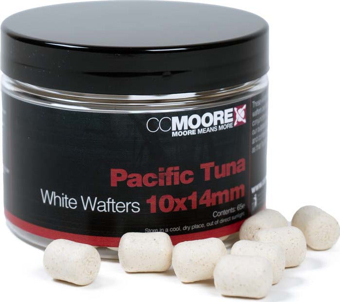 Pacific Tuna - Dumbell Wafters - Blanco - 10x14mm