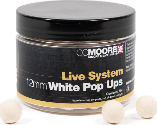 Live System - Pop-ups - 12mm - Hvid