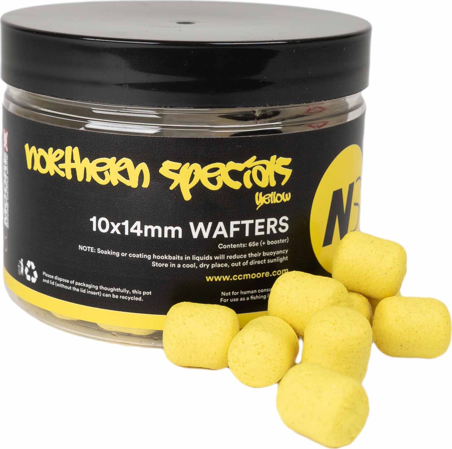 NS1 Dumbell Wafters - Gul - 10x14mm
