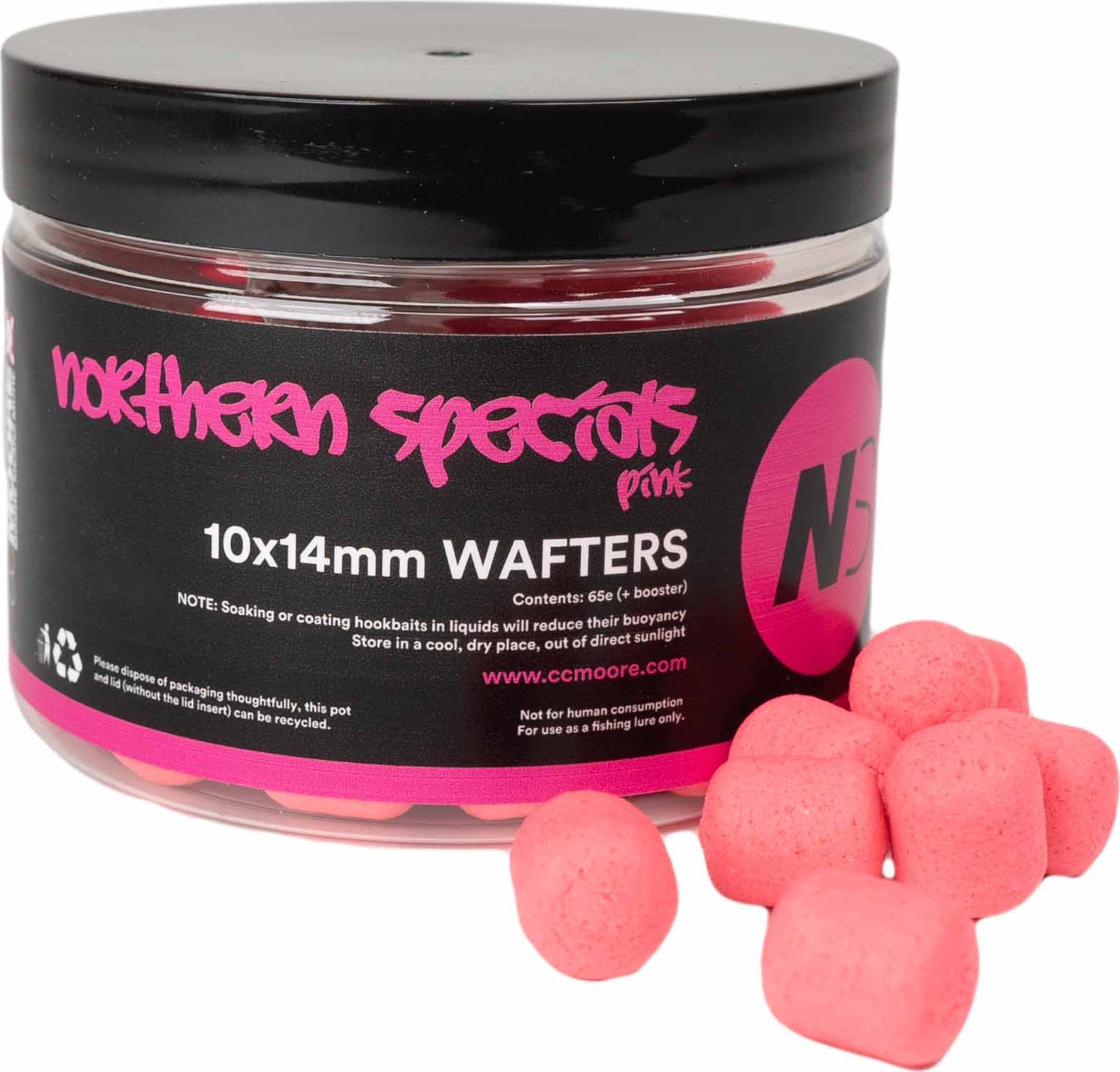 NS1 Dumbell Wafters - Pink - 10x14mm