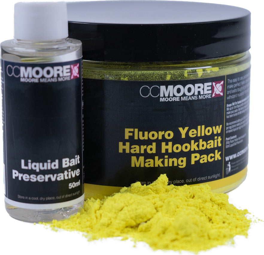 Pack para fabricar cebos duros de anzuelo amarillo fluor - 200g
