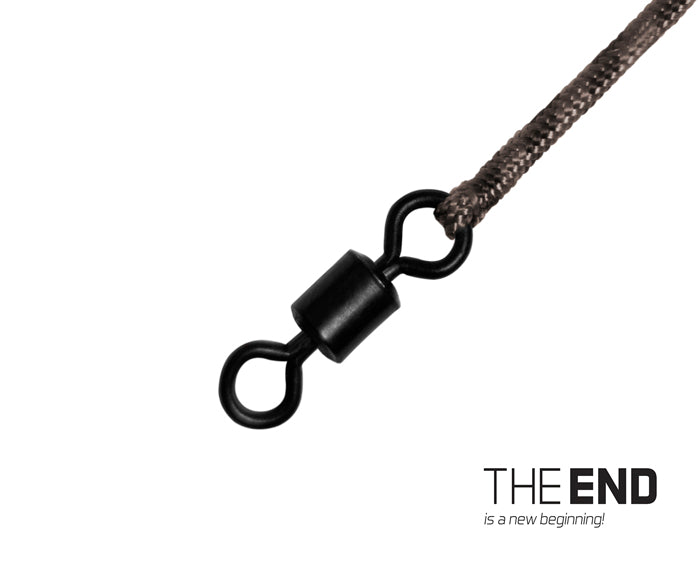 The END - Leadcore 1m - Swivel - 3 stuks - Kant en klaar