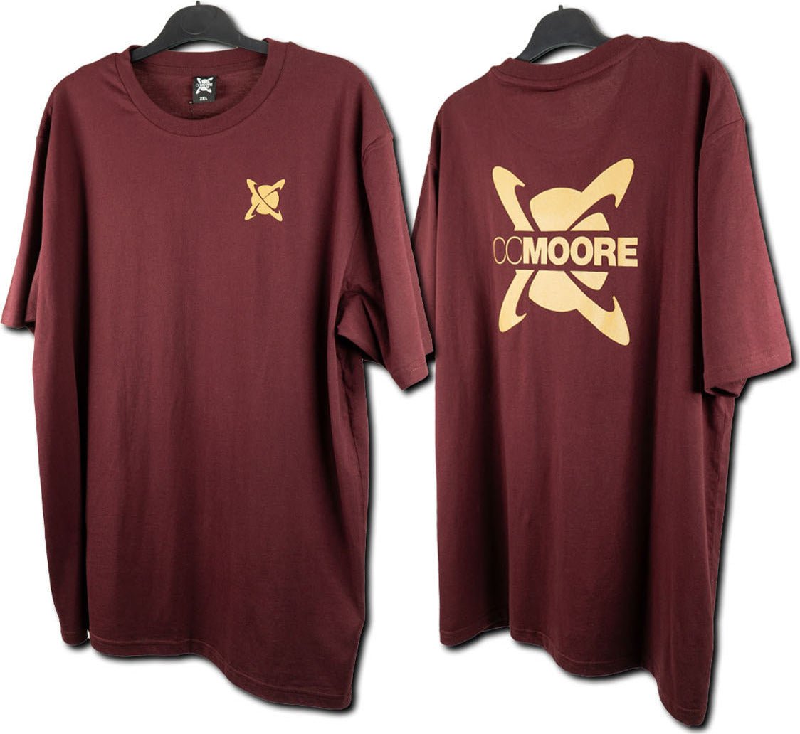 CC Moore Burgundy T-Shirt - dé KarperCentrale