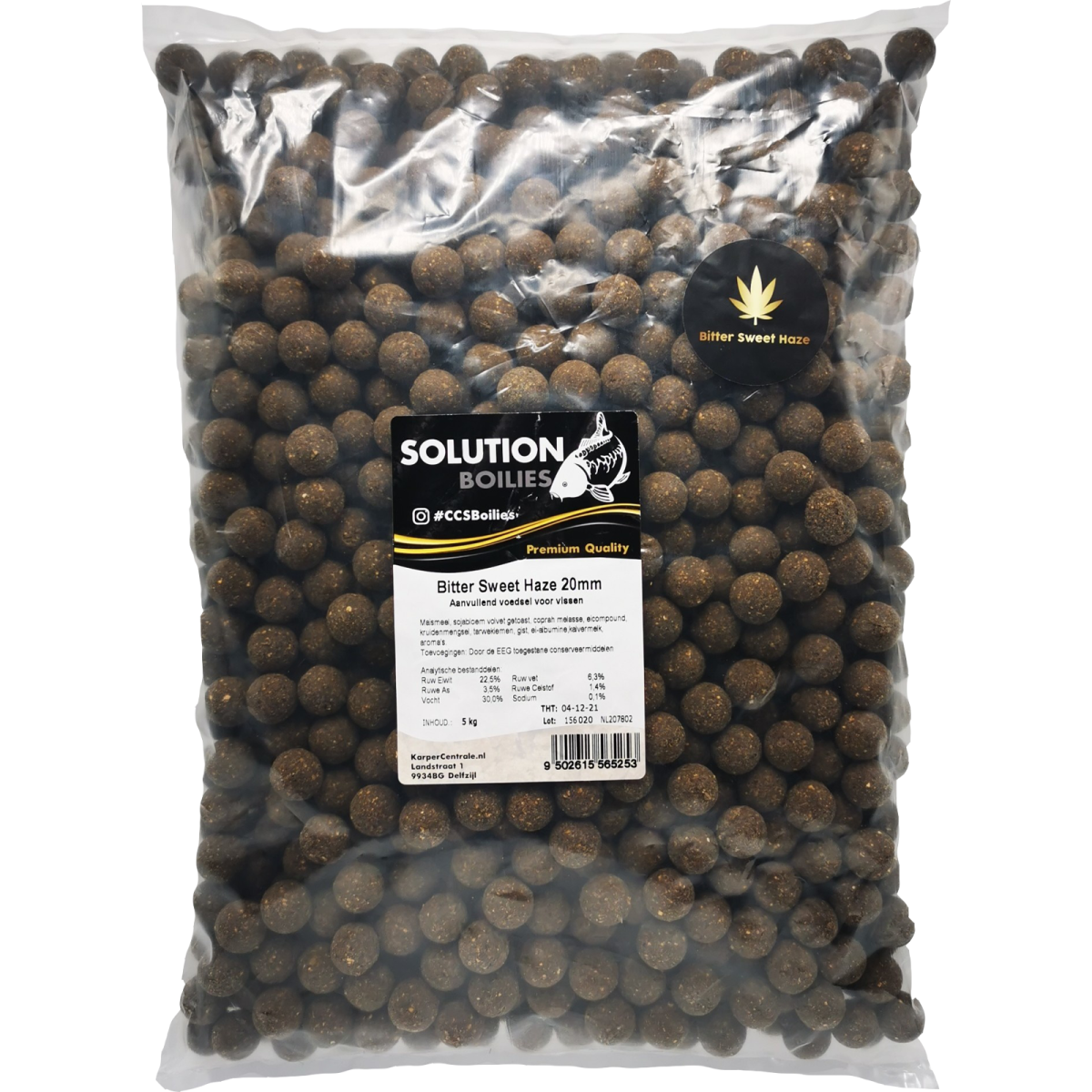 CC Solution Boilies Premium Range - Bitter Sweet Haze Boilies - 5KG - dé KarperCentrale
