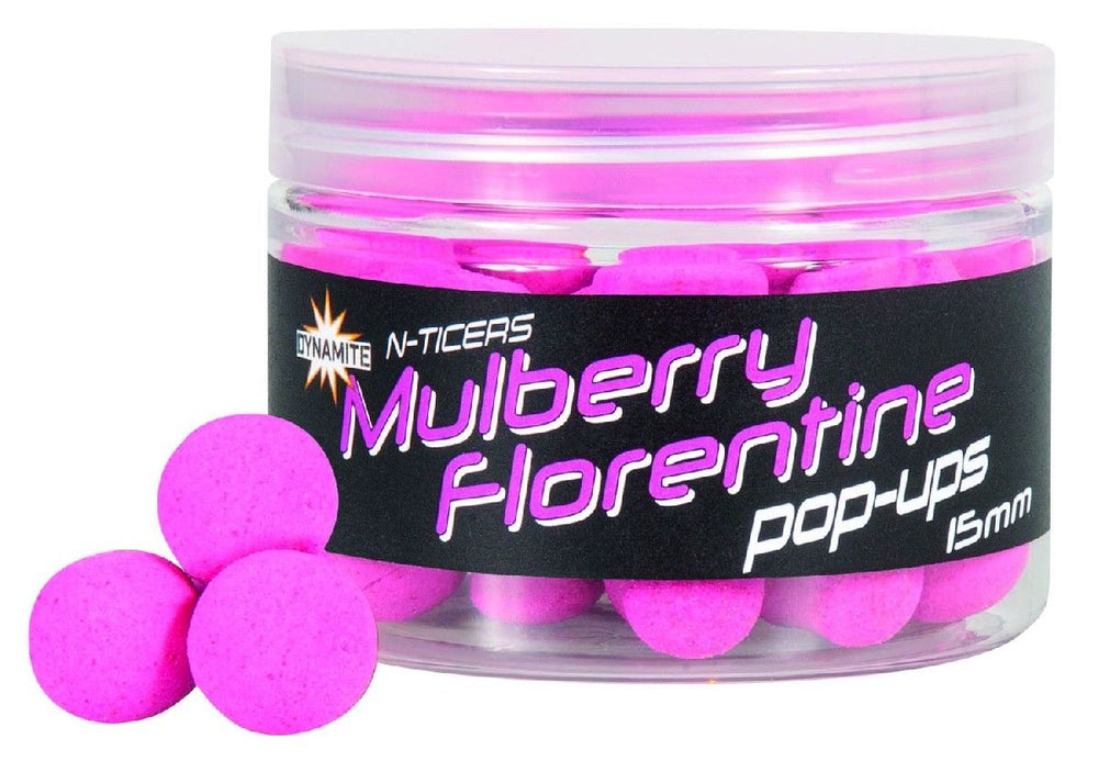 Dynamite Baits N - Ticer Pop - Ups - 15mm - Mulberry Florentine - KarperCentrale