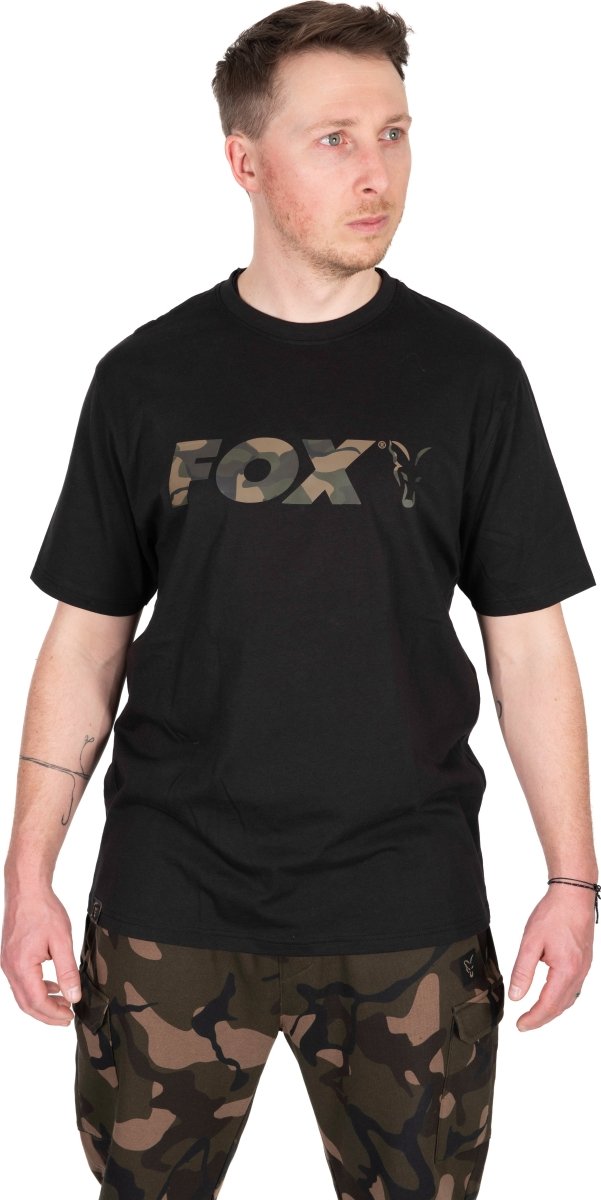 Fox Black Camo Logo T-Shirt - dé KarperCentrale