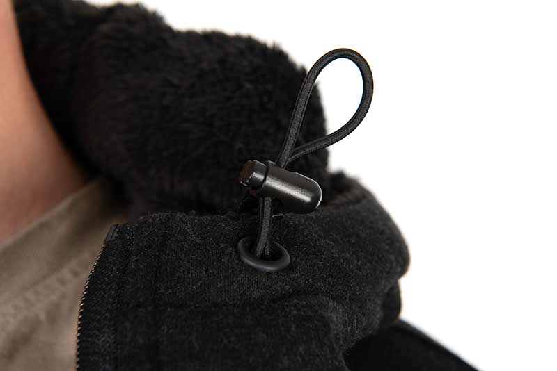 Fox Collection Sherpa Hoody Black/Orange - dé KarperCentrale