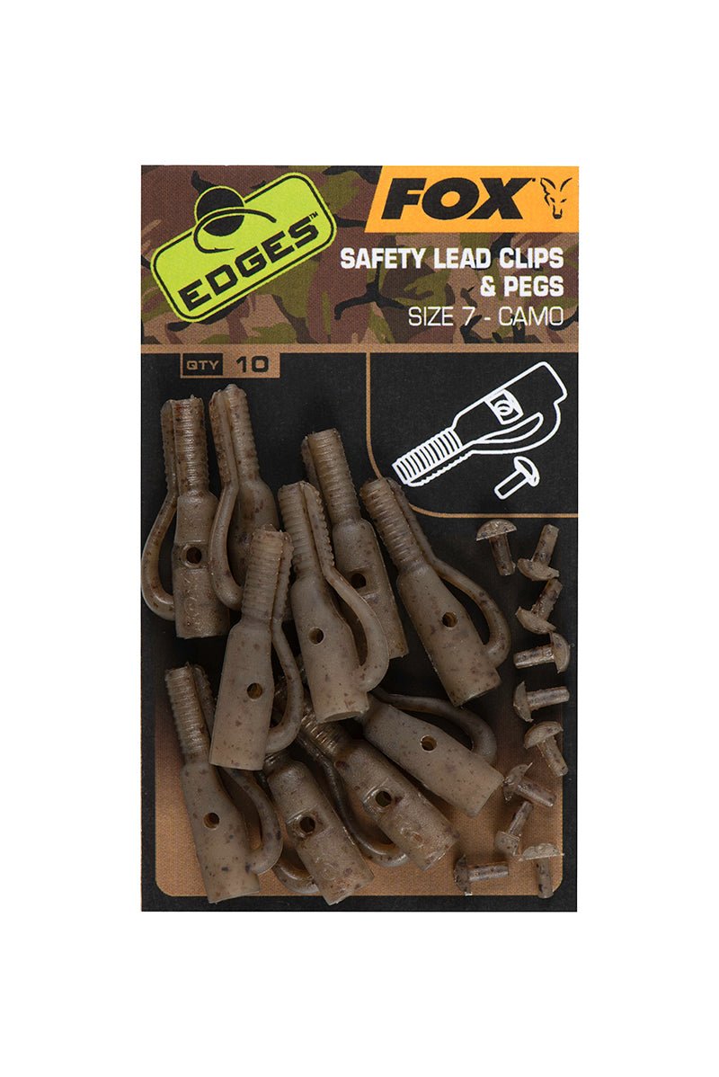 Fox Edges Camo Lead Clip + Pegs - dé KarperCentrale