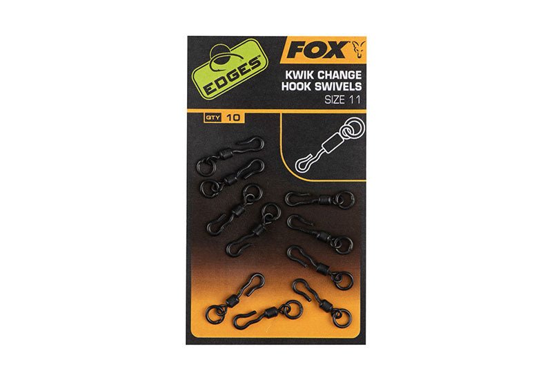 Fox Edges Kwik Change Hook Swivels - dé KarperCentrale
