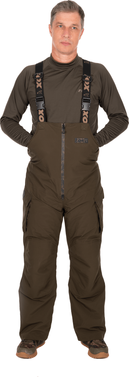 Khaki Sherpa-Tec kalhoty s laclem