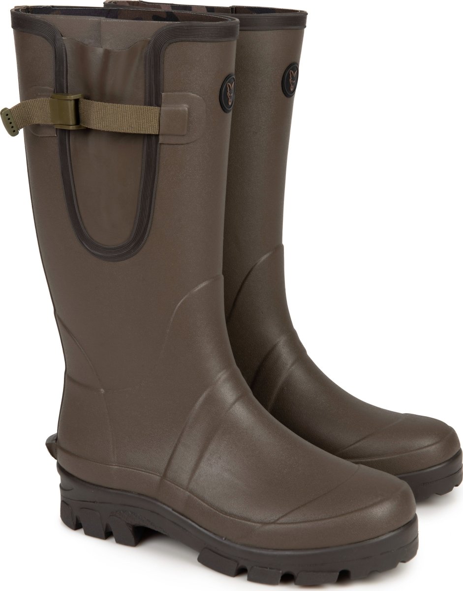 Fox Neoprene Lined Camo khaki Wellies - Laarzen - dé KarperCentrale