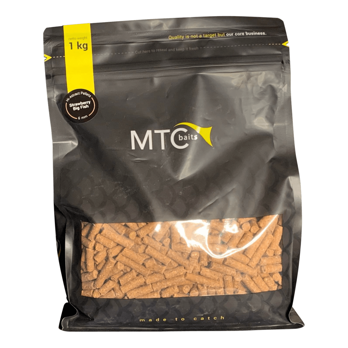 MTC Strawberry Big Fish - Pellets - 1KG - 6mm - dé KarperCentrale